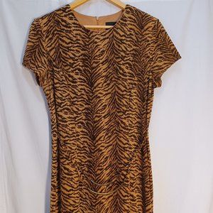 Scarlett Long Dress size 12 animal print